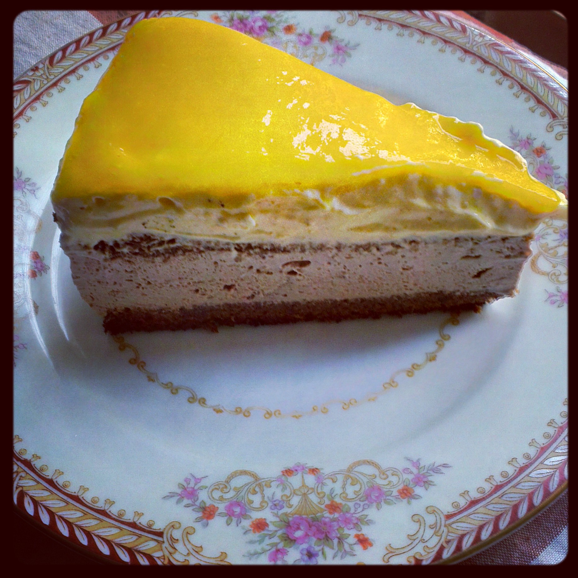 Mango-choclate Mousse Cake | Magic Marinade