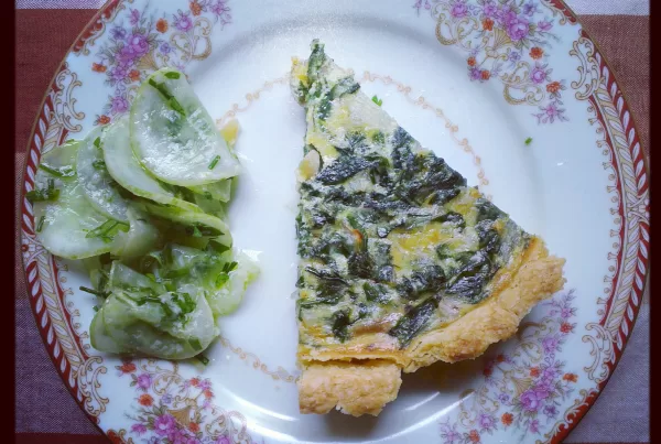 spinach quiche