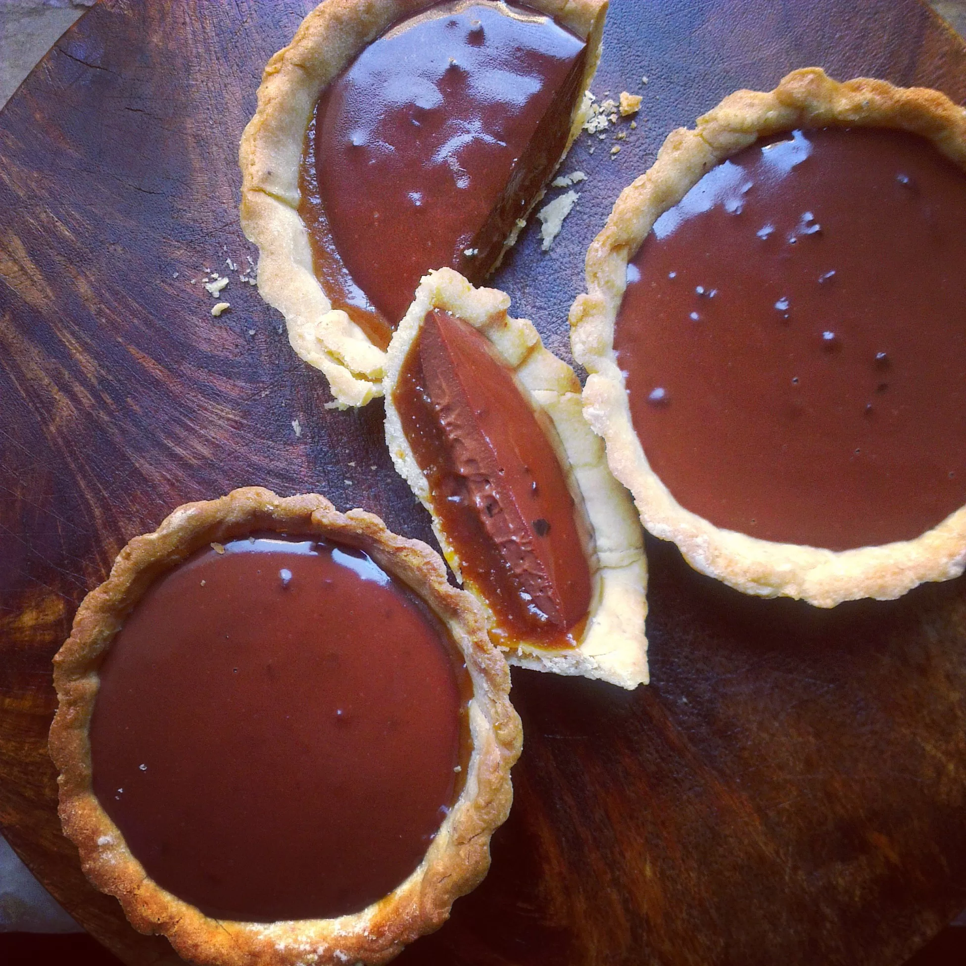 Chocolate Salted Caramel Tarts