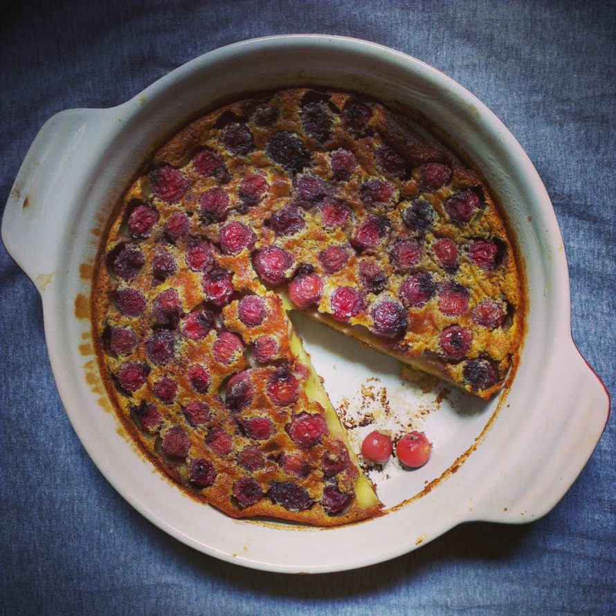 Cherry Clafoutis (with cheries soaked in red wine) | Magic Marinade