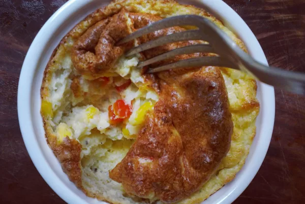 Spicy Corn Soufflé