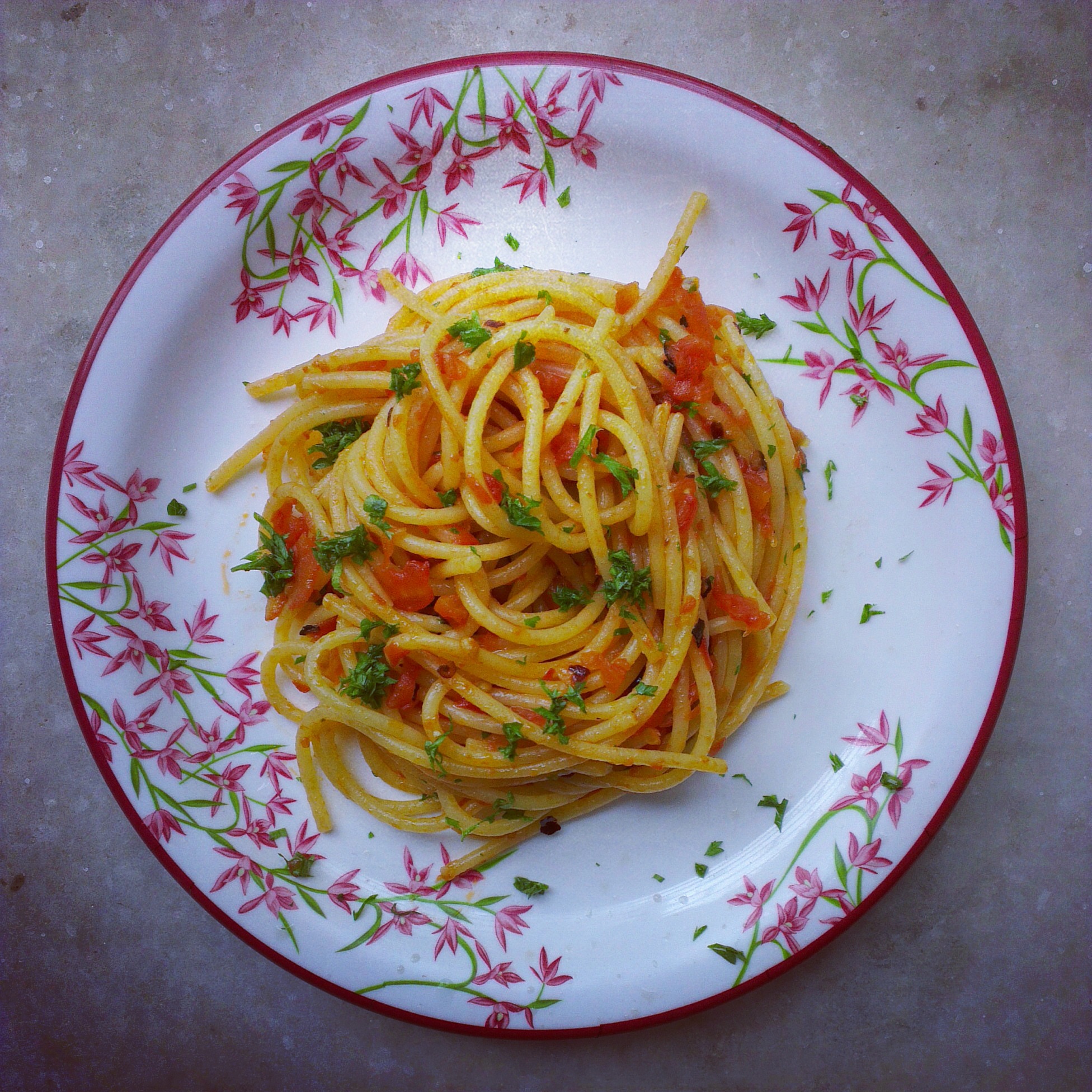 Frontier living: Spaghetti Arrabbiata | Magic Marinade