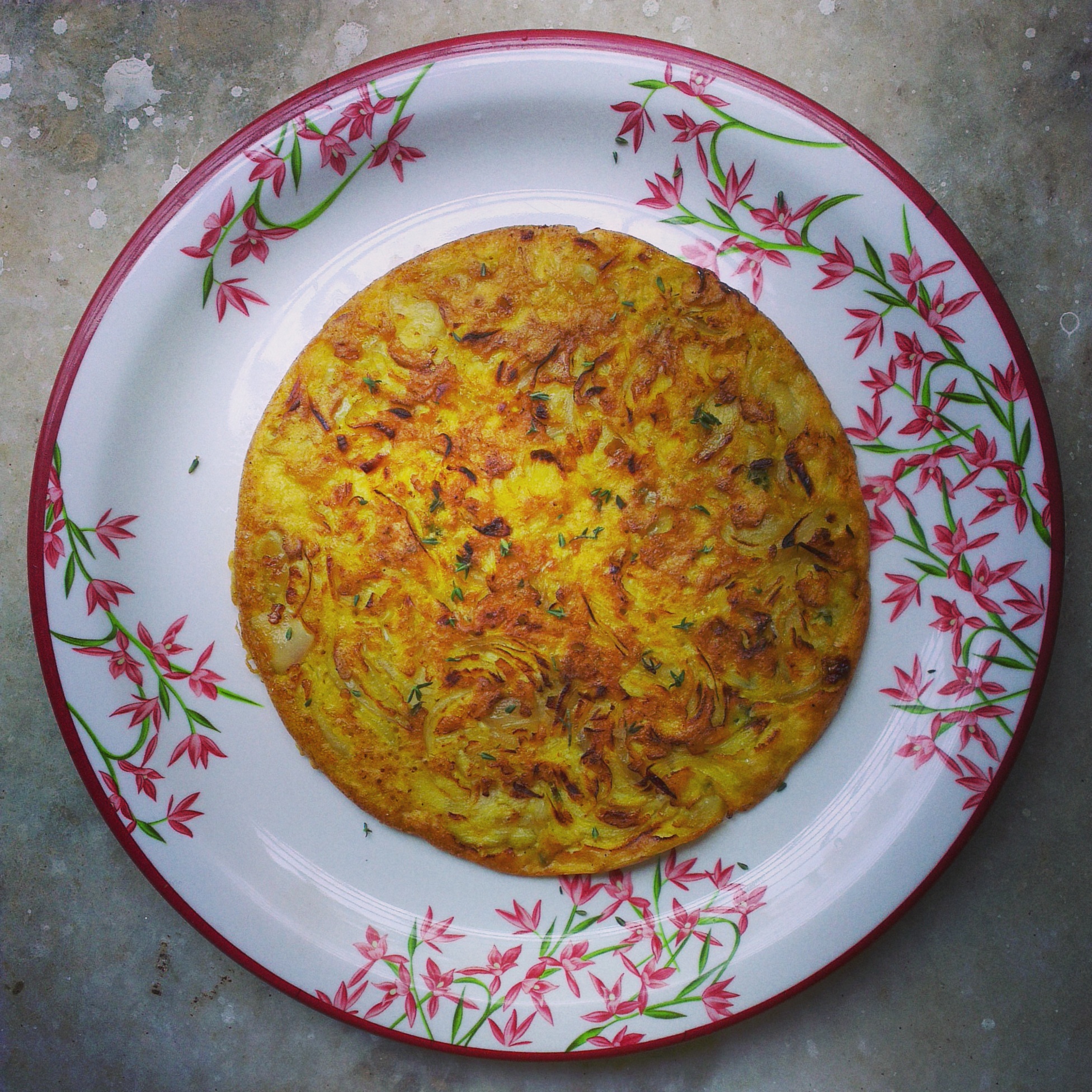 Onion and Thyme Frittata