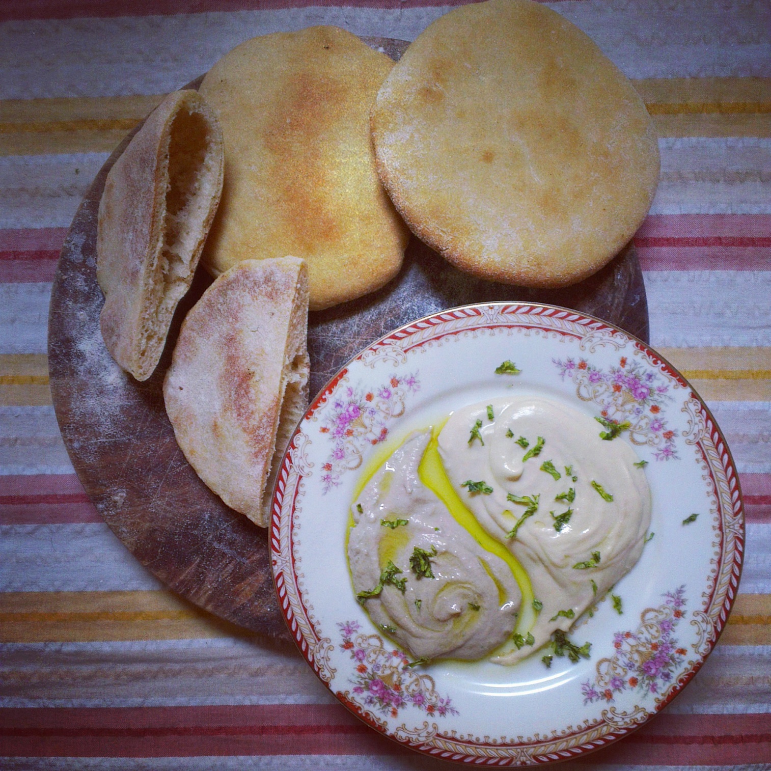 Making your own Pita bread (and Baba Ganoush)